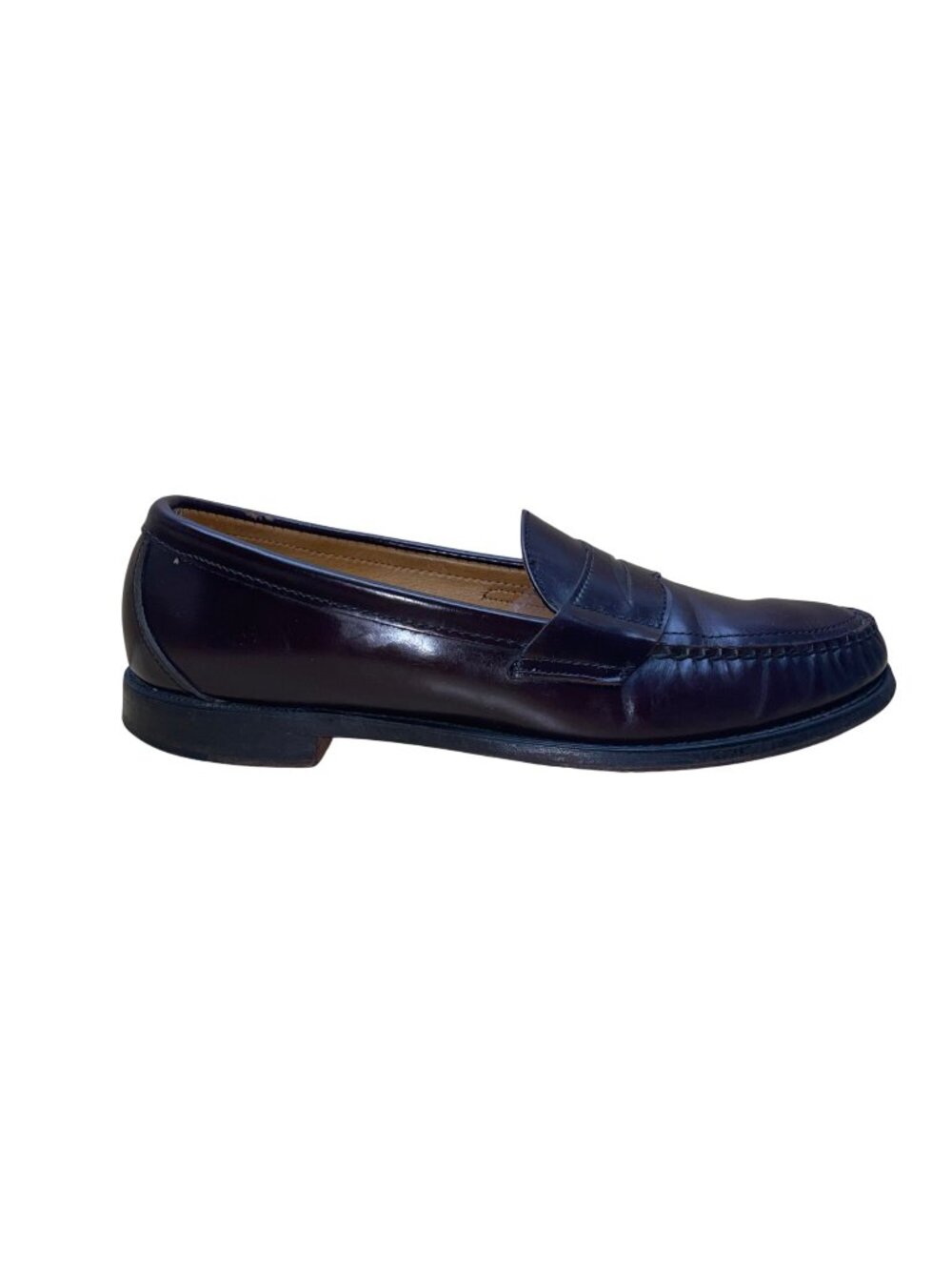 Sebago Men’s Burgundy Leather Handsewn Loafers Slip-On Dress Shoes Size 12 C